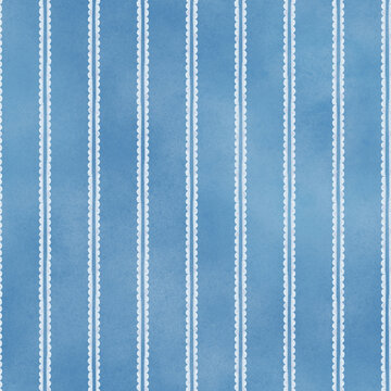 Hand painted watercolor background with scalloped lines.