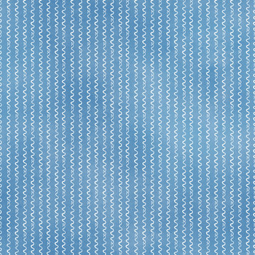 Blue Wavy Seamless Pattern
