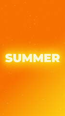 Vertical Summer Gradient Text Intro for Mobile Travel Stories