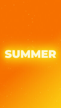 Vertical Summer Gradient Text Intro for Mobile Travel Stories