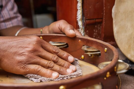 Intricate Craftsmanship of Traditional Instrument Maintenance