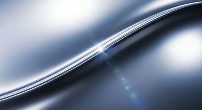 Glistening abstract close-up of a smooth, flawless surface of high-purity precious platinum material, symbolizing luxury and wealth, polished, refinement, smooth