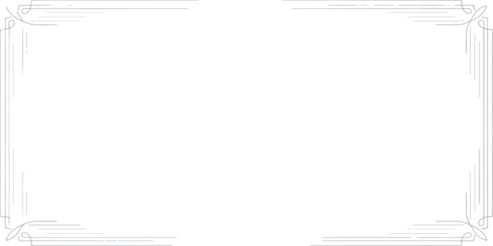 Vintage frame for your photo or congratulation text features a blank paper design template with an empty vector border and square art pattern decoration space