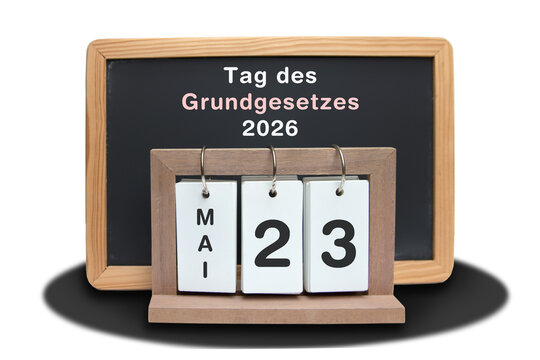 23. Mai 2026, Tag des Grundgesetzes in Deutschland