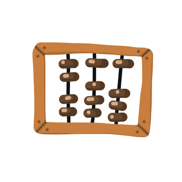 Calculator icon in drawing style isolated illustration.