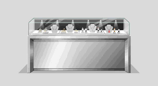 Stainless Steel Food Display Case.