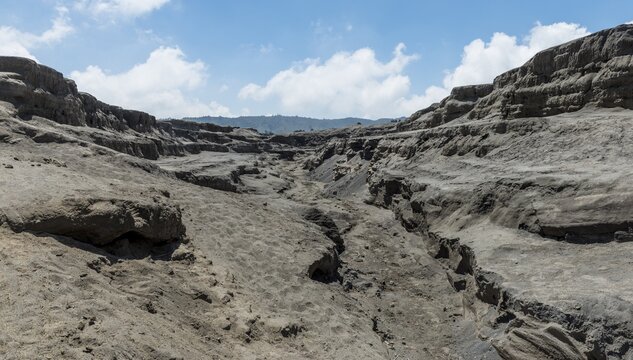Fissure, Bromo Tengger Semeru National Park, East Java, Indonesia