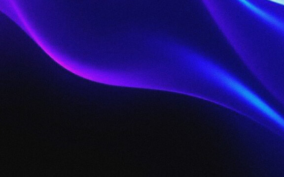 Cosmic nebula glowing in violet and blue light streaks