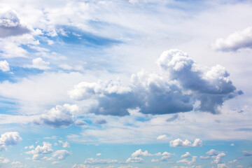 Obraz premium Beautiful cloudy sky. Daylight Sky texture. Abstract nature background
