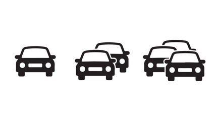 Fototapeta premium set of cars