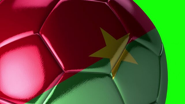 Metallic Soccer Ball Transitions - Burkina Faso