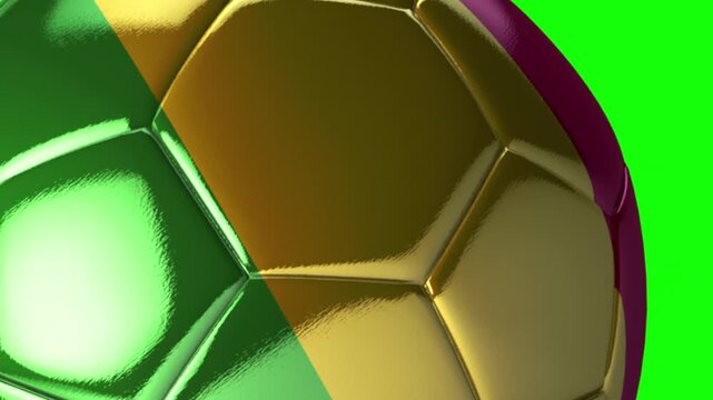 Metallic Soccer Ball Transitions - Mali