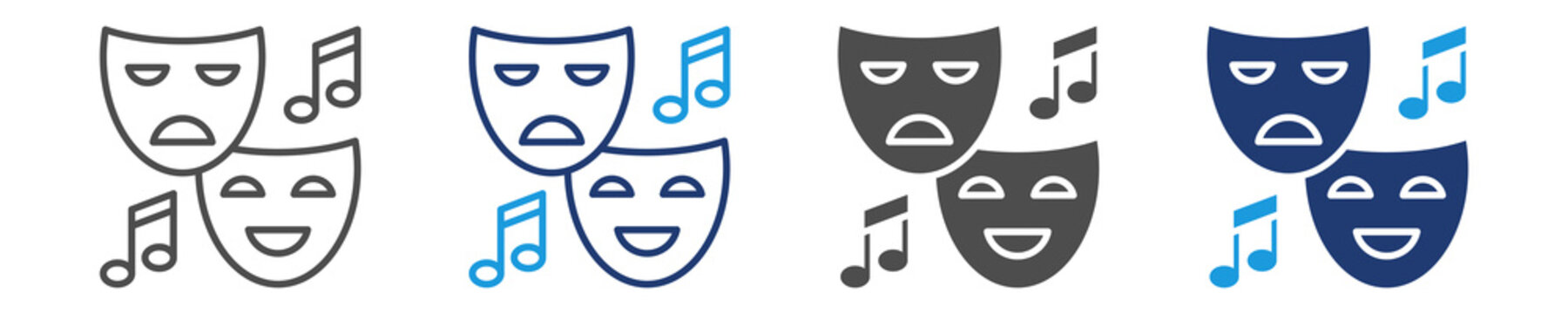 cultural creativity icon set multiple style