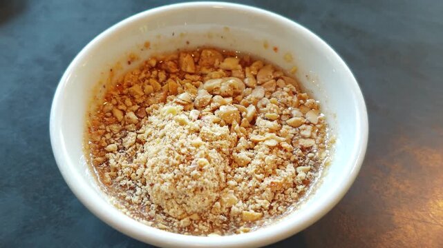 Nem Nuong dipping sauce (Vietnamese food)