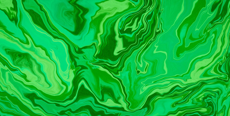 Fototapeta premium 2D Artistic Banner Evoking Deep Aquatic Dye Effects