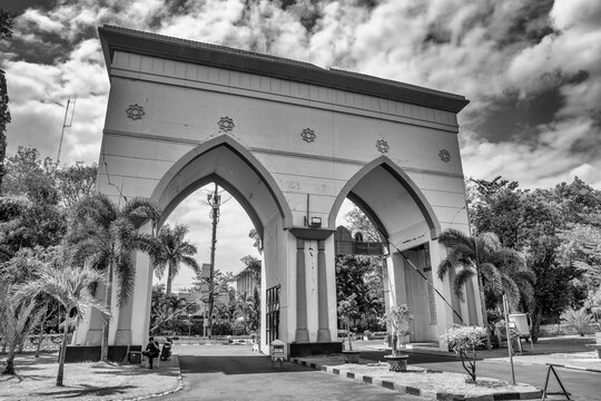 Islamic Center NTB mosque in Mataram city Lombok Indonesia on a sunny day