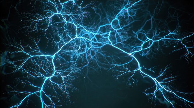 Abstract neural network graphic