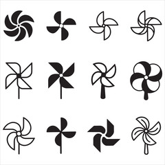 Obraz premium Pinwheel Clip Art