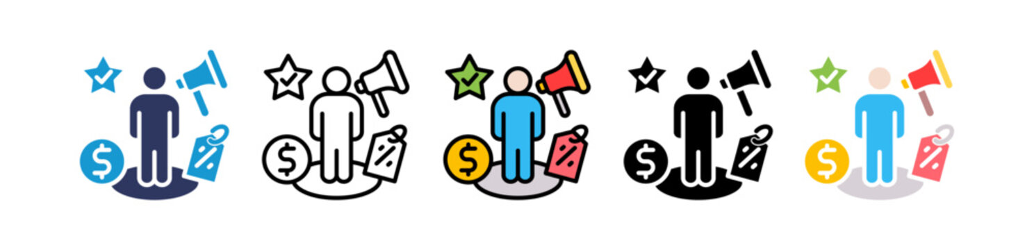Customer Needs multiple icon