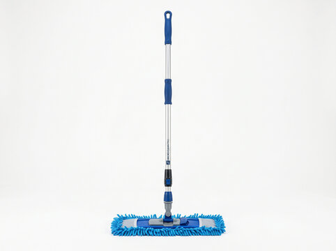Professional microfiber mop with extendable handle for efficient floor cleaning