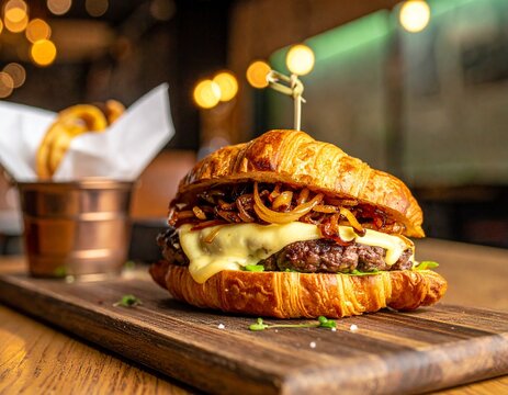 Croissant Burger