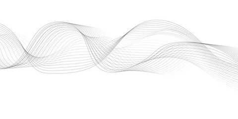 Fototapeta premium white, background, technology, abstract, banner, design, wave, line, curve, graphic, modern, flow, illustration, motion, business, vector, template, digital, element, pattern, ribbon, smoke, creative,