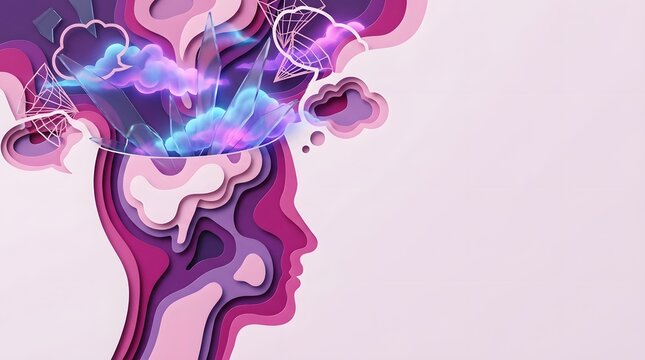 Abstract Mindscape Visualization of Thoughts and Ideas.
