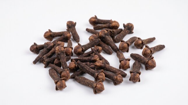 Fresh Spice Collection &ndash; Realistic Whole Spices Set on Clean White Background