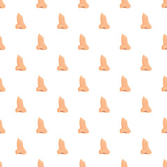 Obraz premium Human noses creating a modern cosmetic and medical background pattern
