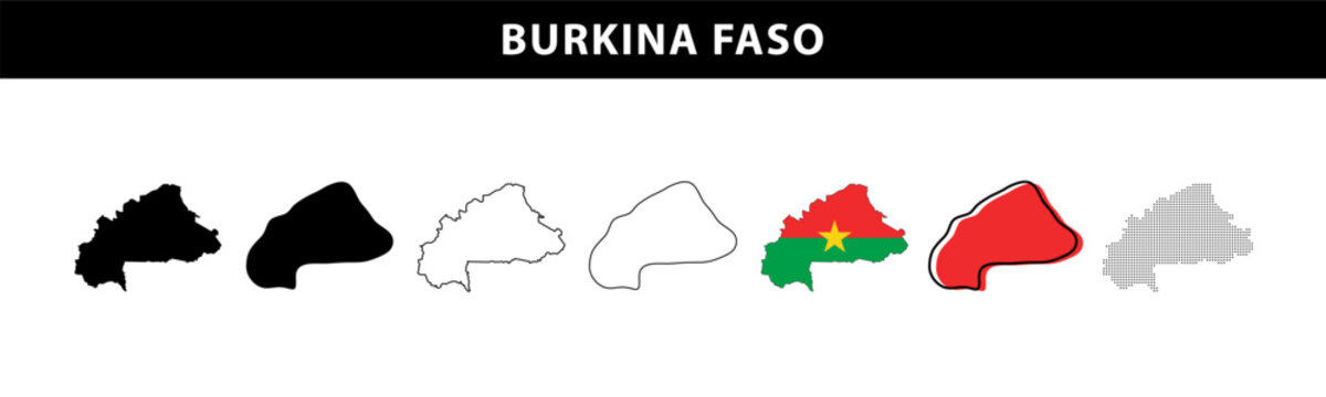 Vector Map of Burkina Faso