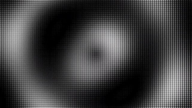 Abstract Halftone Ripple Background Animation