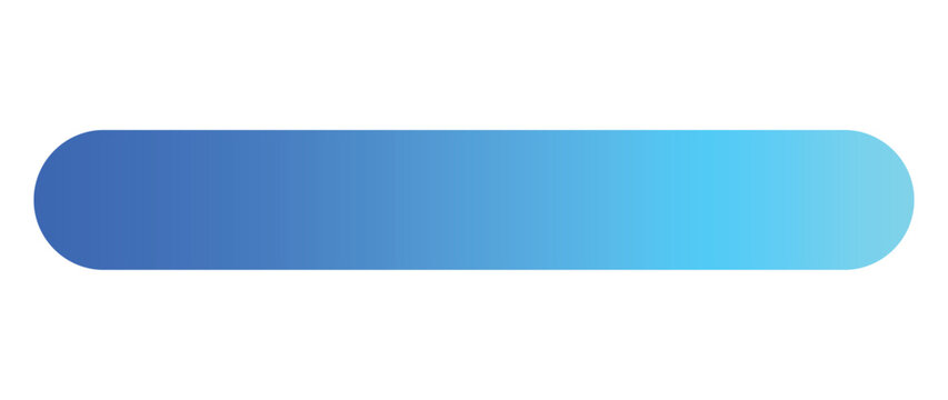 Modern Blue Gradient Pill Shape Button UI Element Isolated, web header, menu element, blue button, gradient design, minimal button