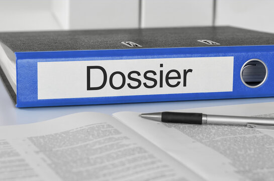 Folder with the label Dossier