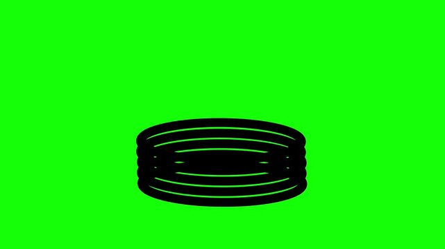 A black coil spring image represents stored mechanical energy, resilience, compression, and elasticity used in various engineering systems