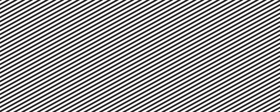 Slash line. Border with diagonal lines. Angle of tilt stripes. Black pattern of footer isolated vector on white background.