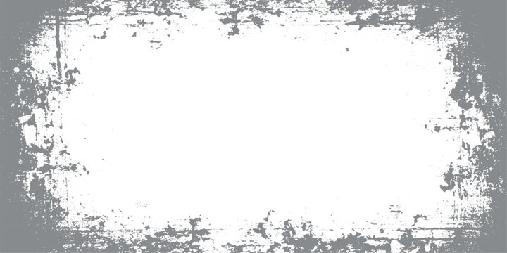 Distressed grunge border frame background with large white empty center space for text background distressed rectangle weathered charcoal abstract illustration template splatter