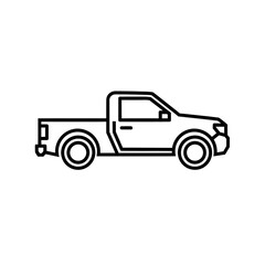 Obraz premium vector illustration of a truck on transparent background.