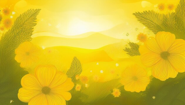 yellow summer background