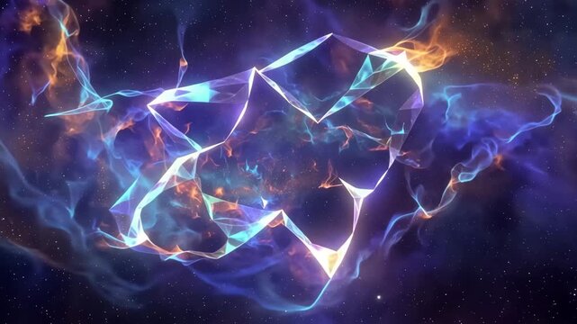 Abstract blue lightning energy background with glowing electric waves and plasma light 4k super animation video
