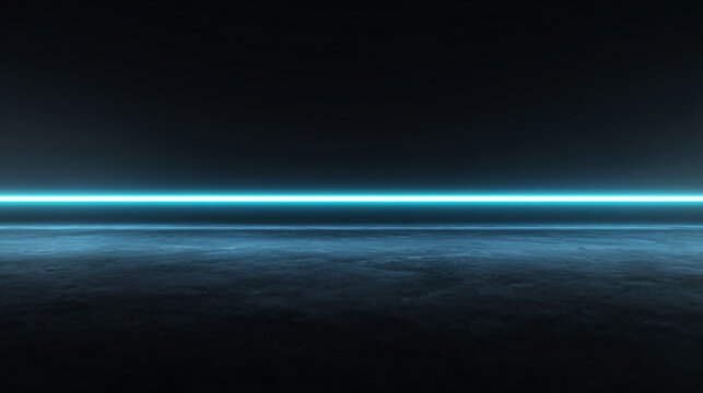 Subtle Neon Blue Glow on Clean OLED Background for Modern Aesthetic Atmosphere