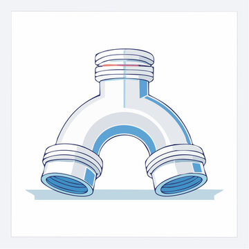 Y-Shaped Pipe Fitting