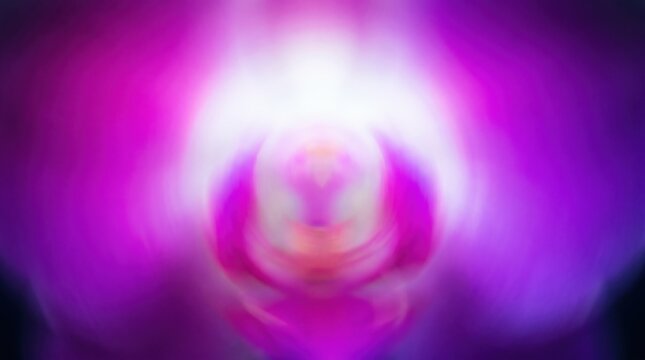 Abstract vibrant purple and pink explosion of light, with a bright white center and radiating energy, evoking spirituality and intense emotion.