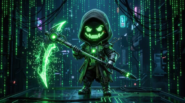 Cyber Grim Reaper Character