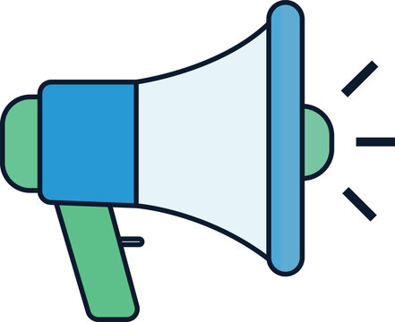 Marketing Megaphone Announcement Vector Icon