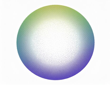 dot texture round border stippled grain texture noise gradient circle frame isolated on white background