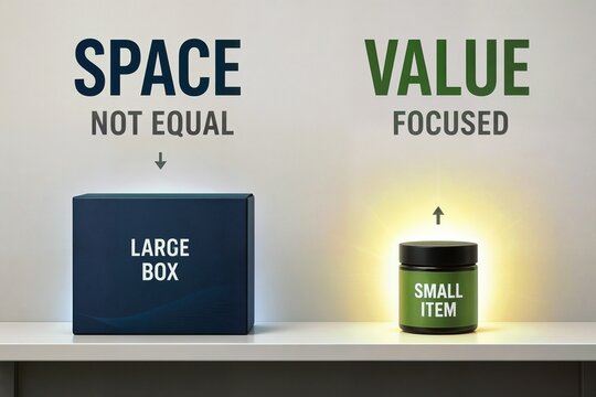 Product Profitability Visualization Showing Halo Effect and Shelf Space Optimization in Retail Merchandising