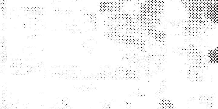 Black and white halftone dot pattern texture