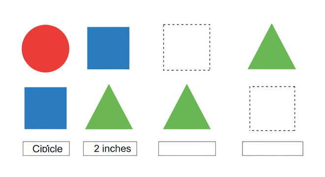 Educational Shape Matching Worksheet