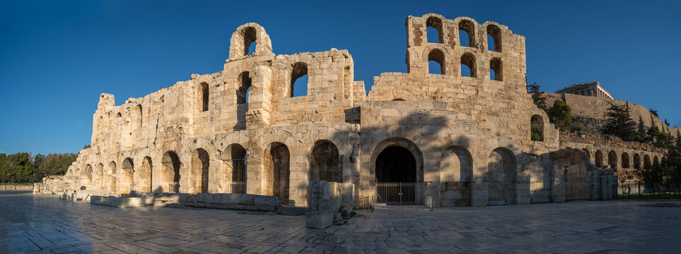 Odeon of Herodes Atticus Athens Greece ancient amphitheater stone arches