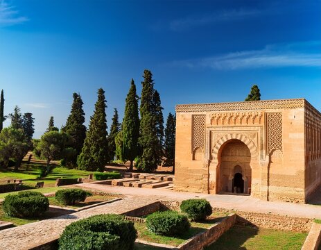 historical landmark of chellah necropolis in rabat morocco under a clear blue sky